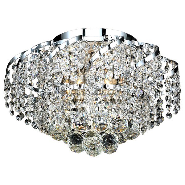 Elegant Lighting Royal Cut Clear Crystal Belenus 6-Light VECA1F16C/RC